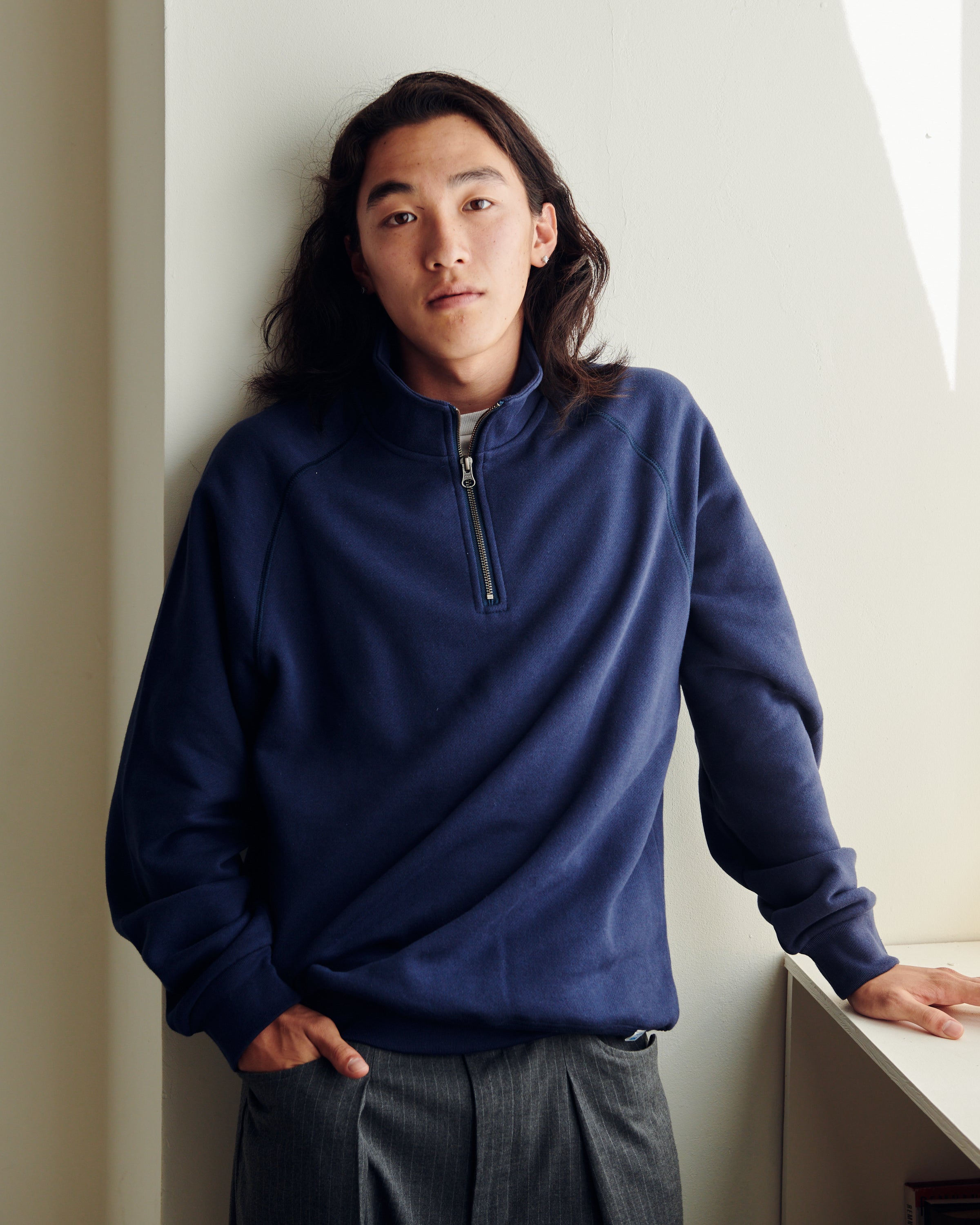 stussy】ハーフジップスウェット - www.stedile.com.br