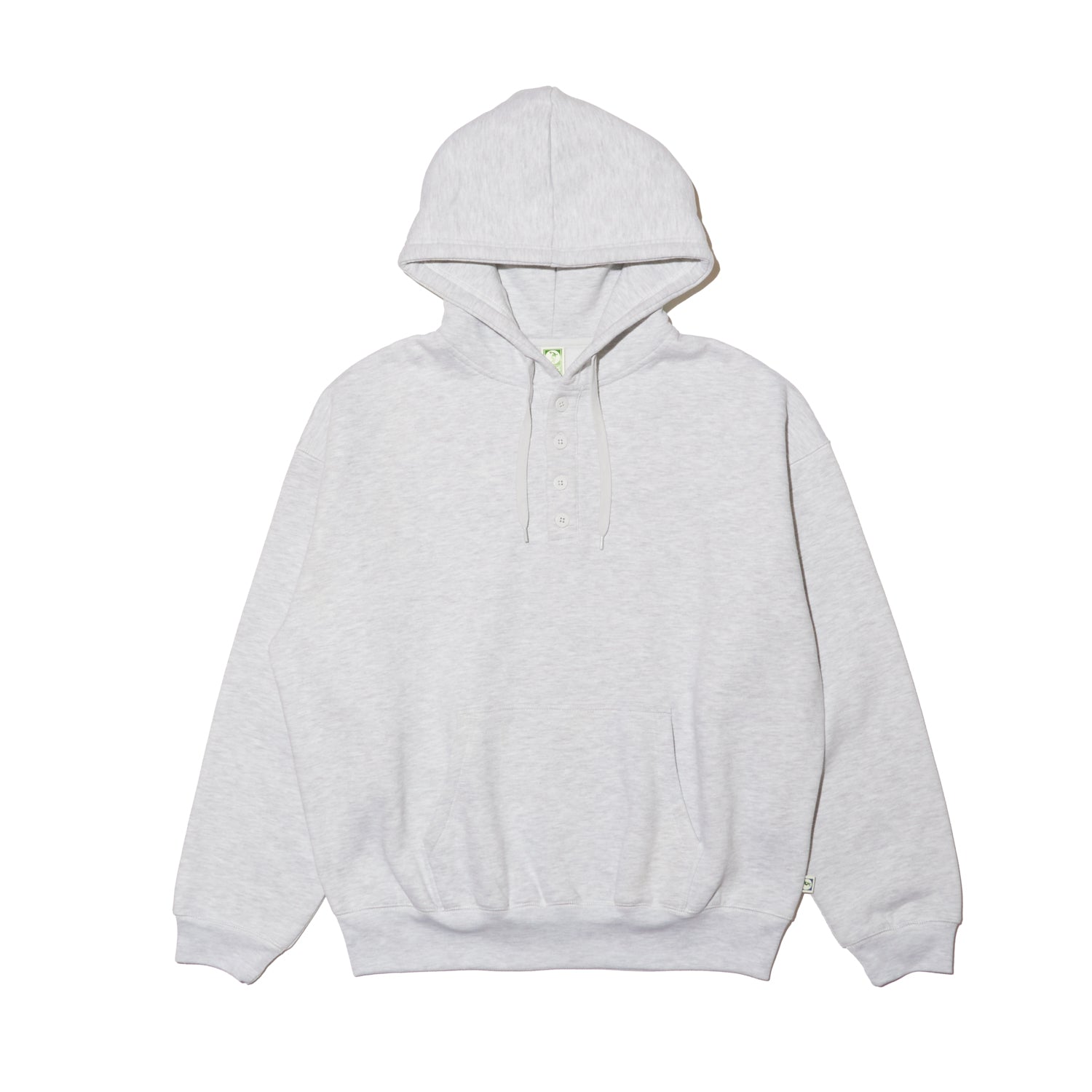 Fleece Henry Neck Hoodie