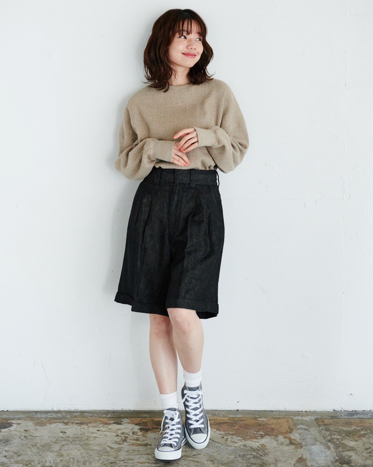 ワッフルBIGロングTシャツ