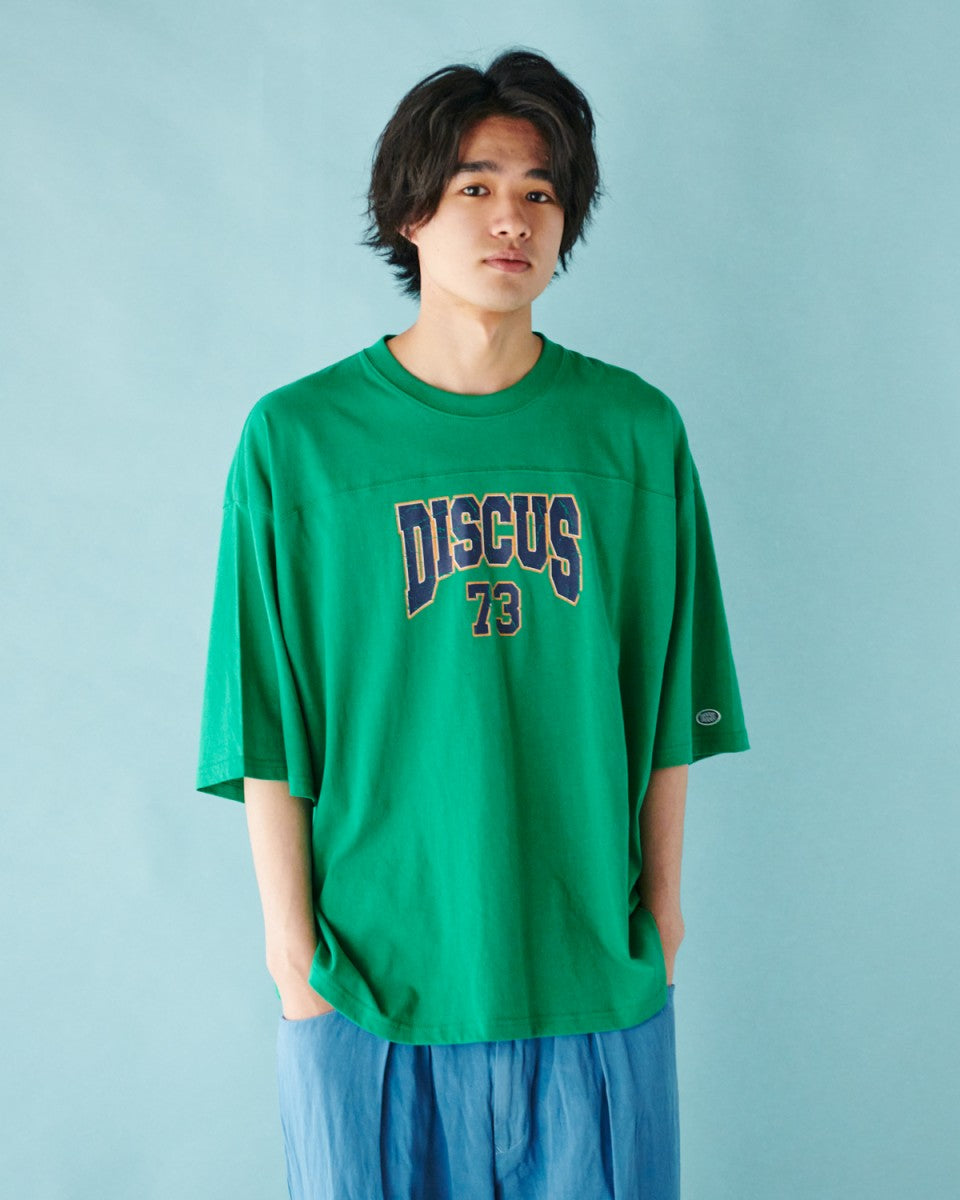 DISCUS ATHLETIC｜ディスカスアスレチック｜フットボール切替プリントＴシャツ