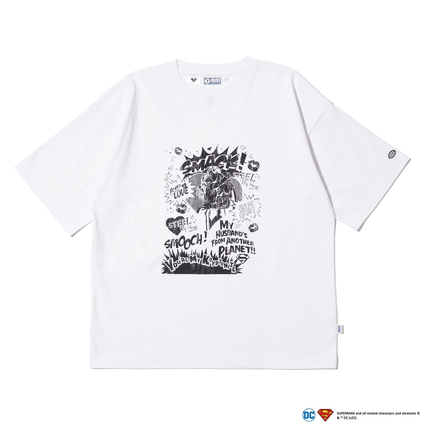 【SUPERMAN|DISCUSATHLETIC】フロントプリントTシャツ