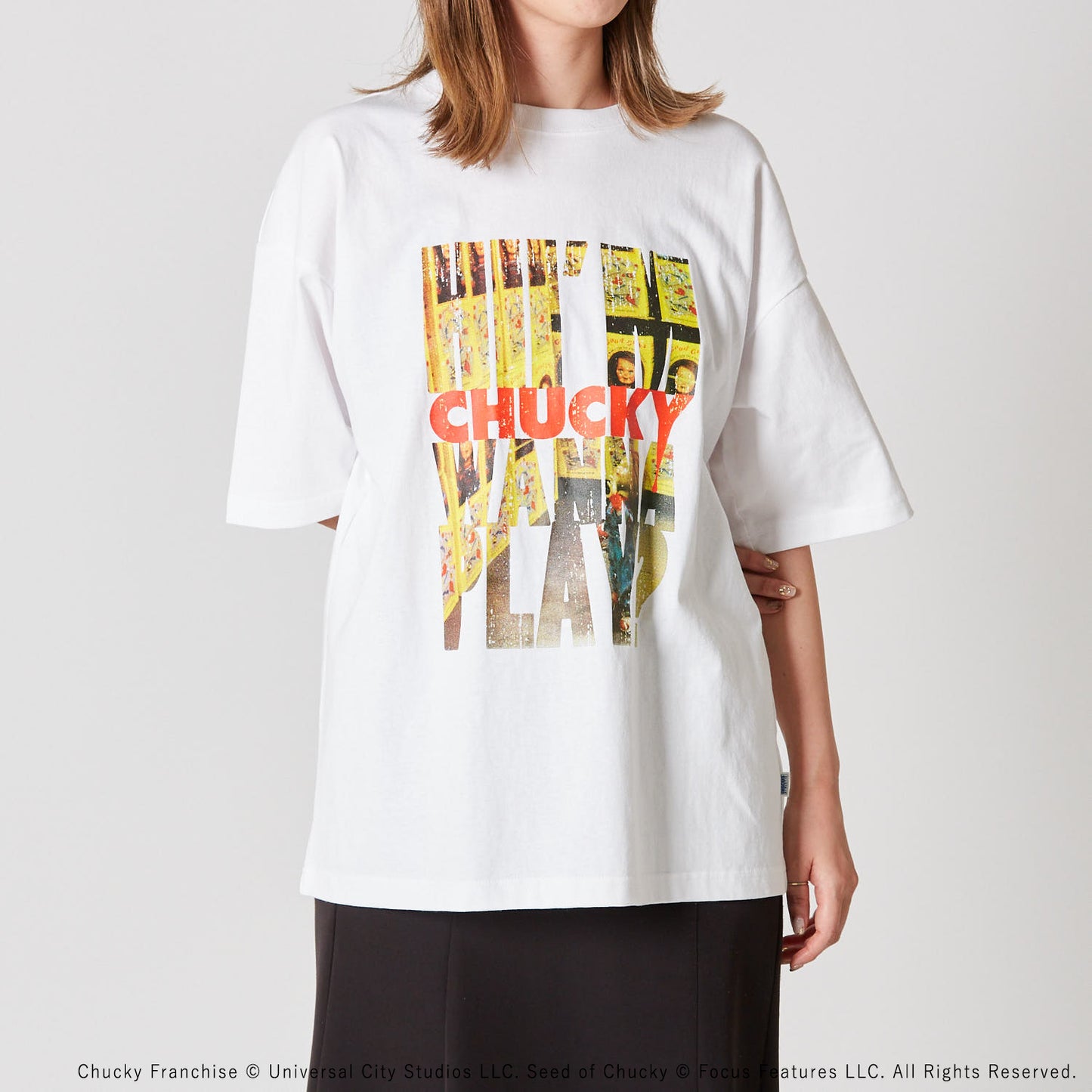 『CHUCKY』 フロントプリントTシャツ