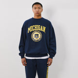MICHIGAN Colleege Logo Crewneck Sweatshirt