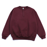Fleece Henry Neck Sweat