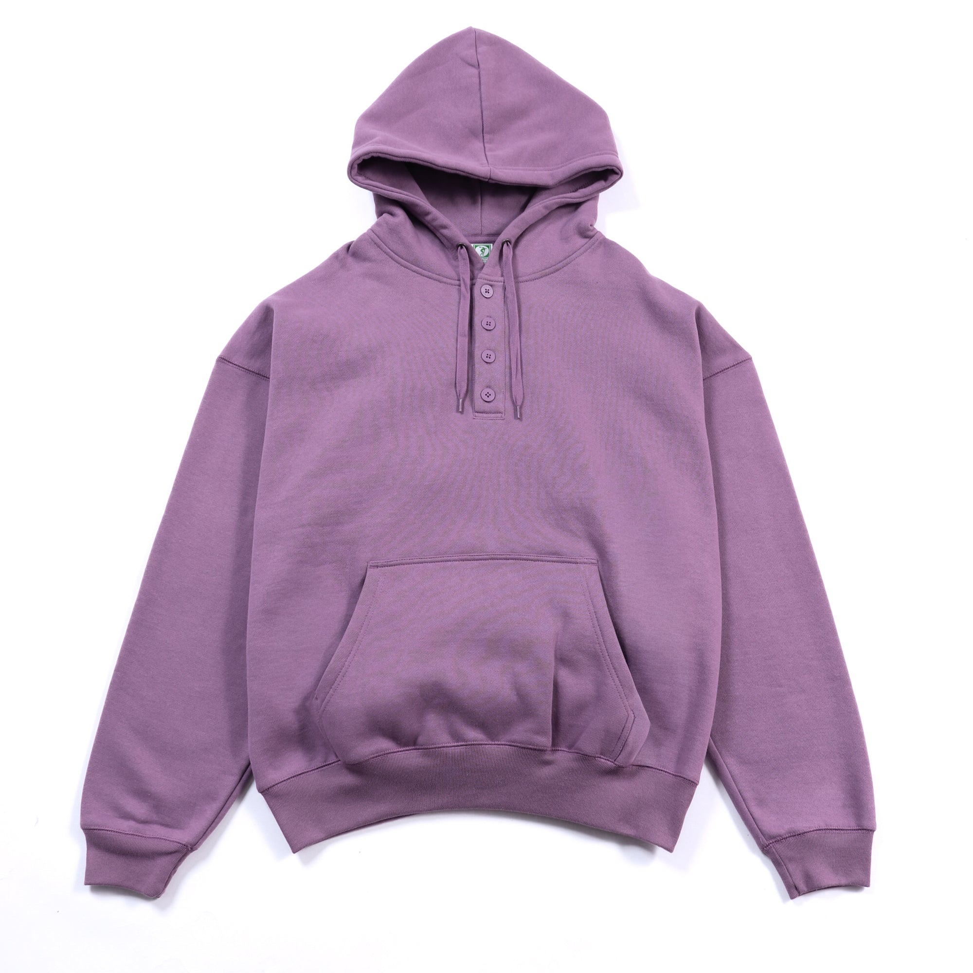 Fleece Henry Neck Hoodie