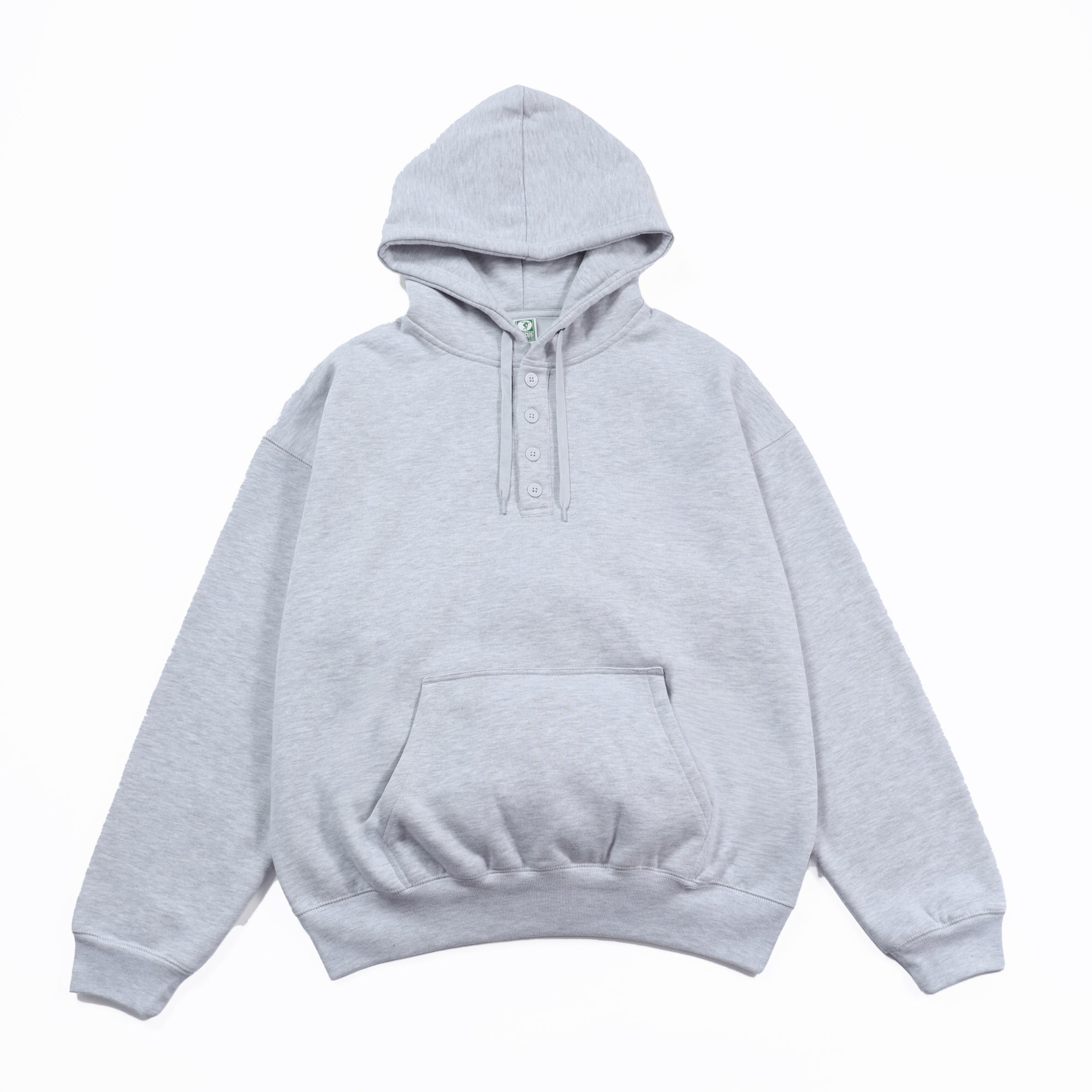 Fleece Henry Neck Hoodie