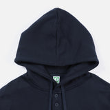Fleece Henry Neck Hoodie