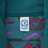 フリースパイピング配色ハーフZIP PO