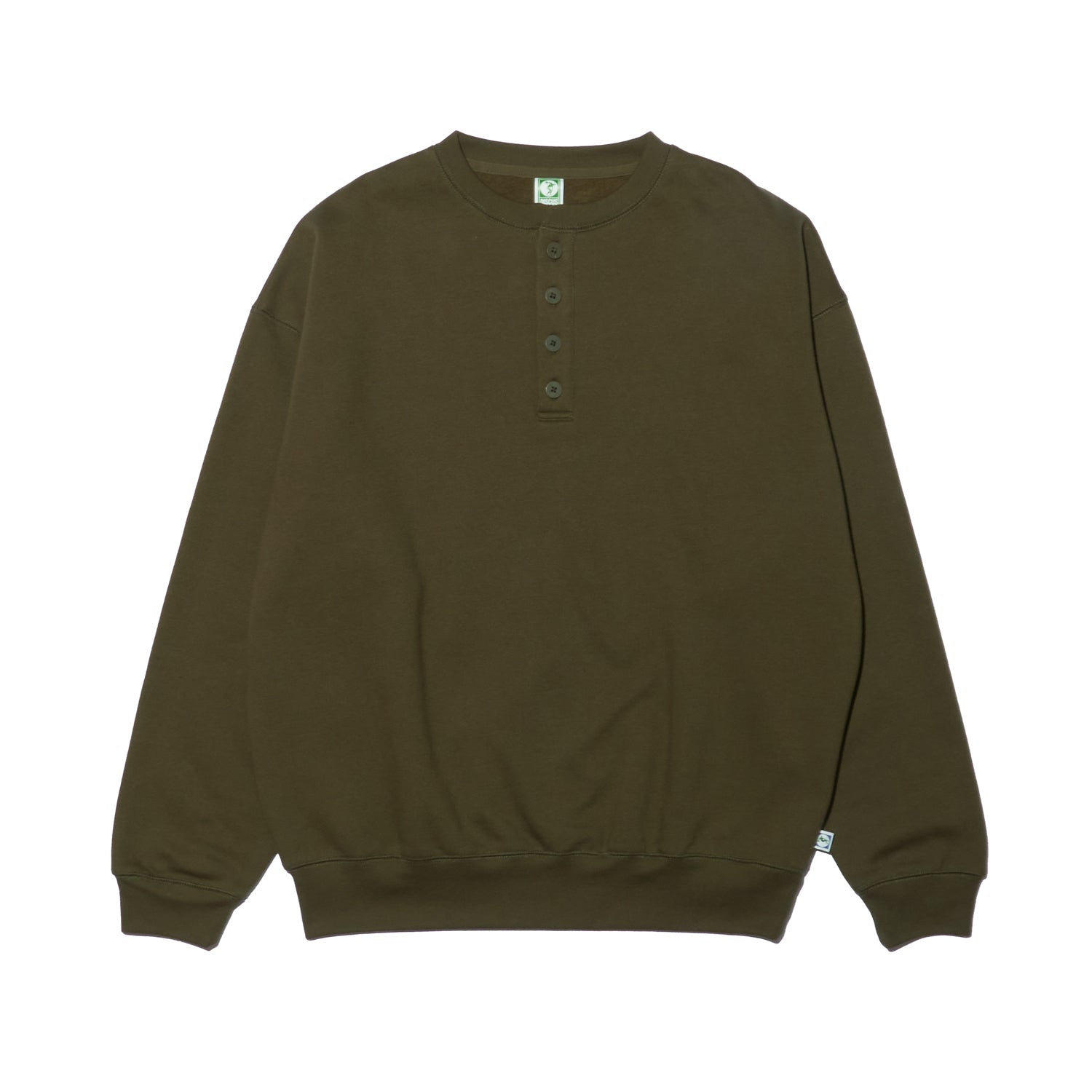 Fleece Henry Neck Sweat