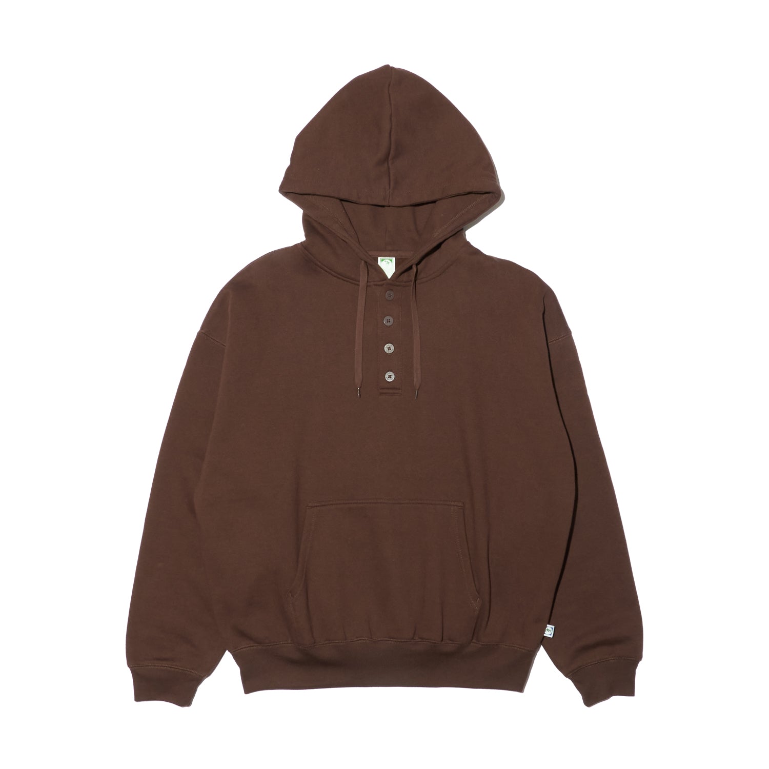Fleece Henry Neck Hoodie