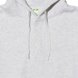 Fleece Henry Neck Hoodie