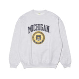 MICHIGAN Colleege Logo Crewneck Sweatshirt