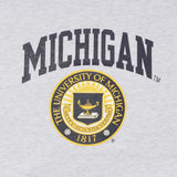 MICHIGAN Colleege Logo Crewneck Sweatshirt