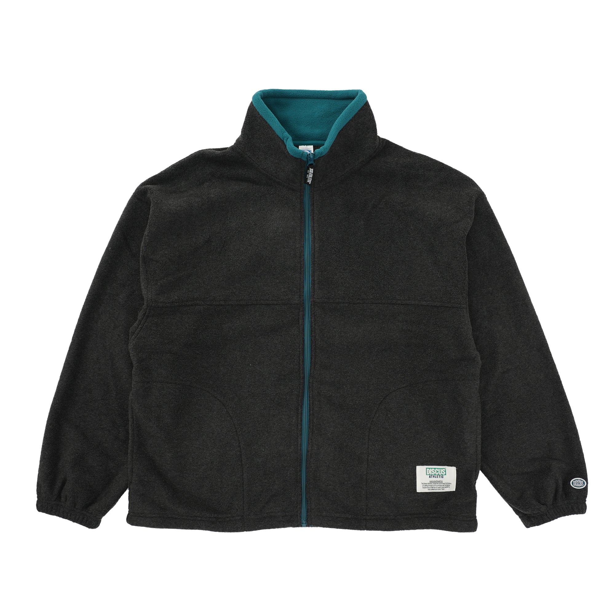 フリース部分配色フルZIPJK