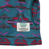 フリースパイピング配色ハーフZIP PO