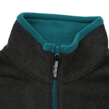 フリース部分配色フルZIPJK