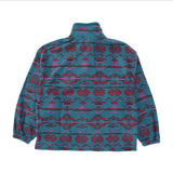 フリース部分配色フルZIPJK