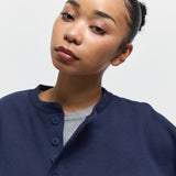 Fleece Henry Neck Sweat