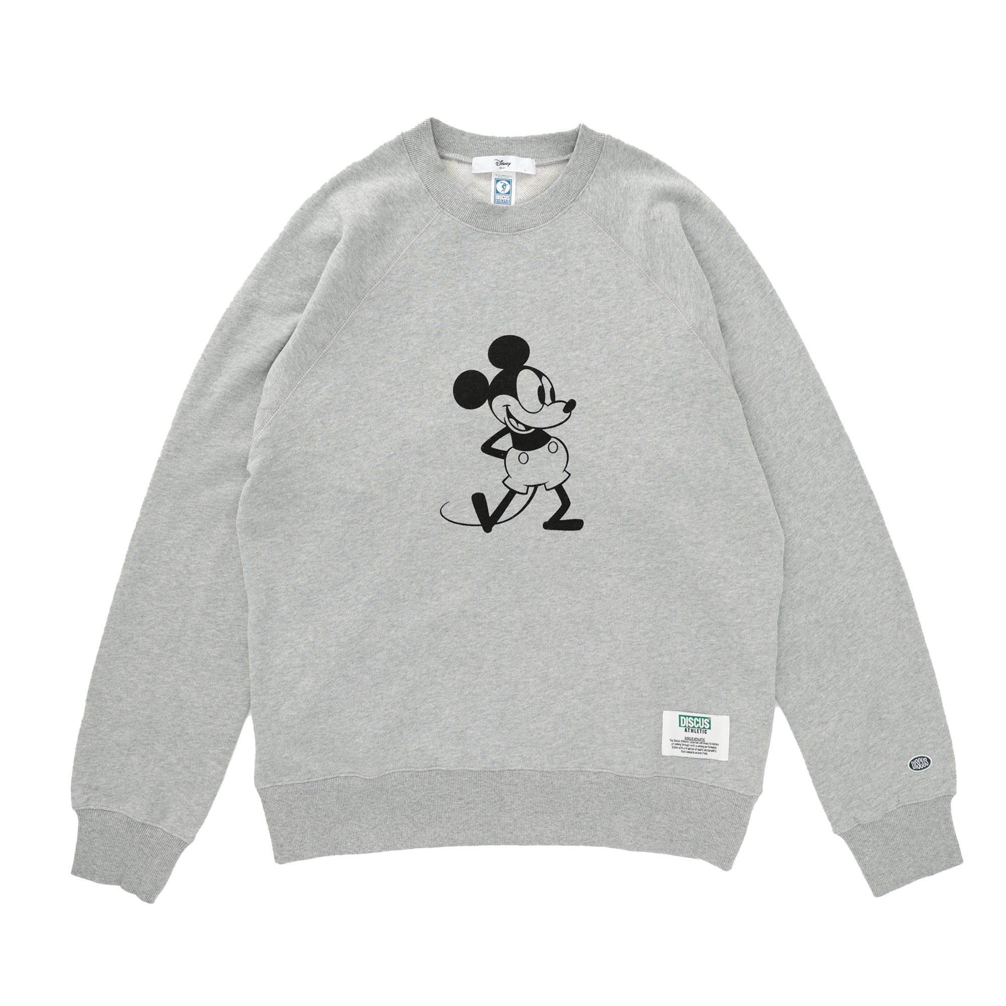 DISCUS×Disney ラグランスウェット