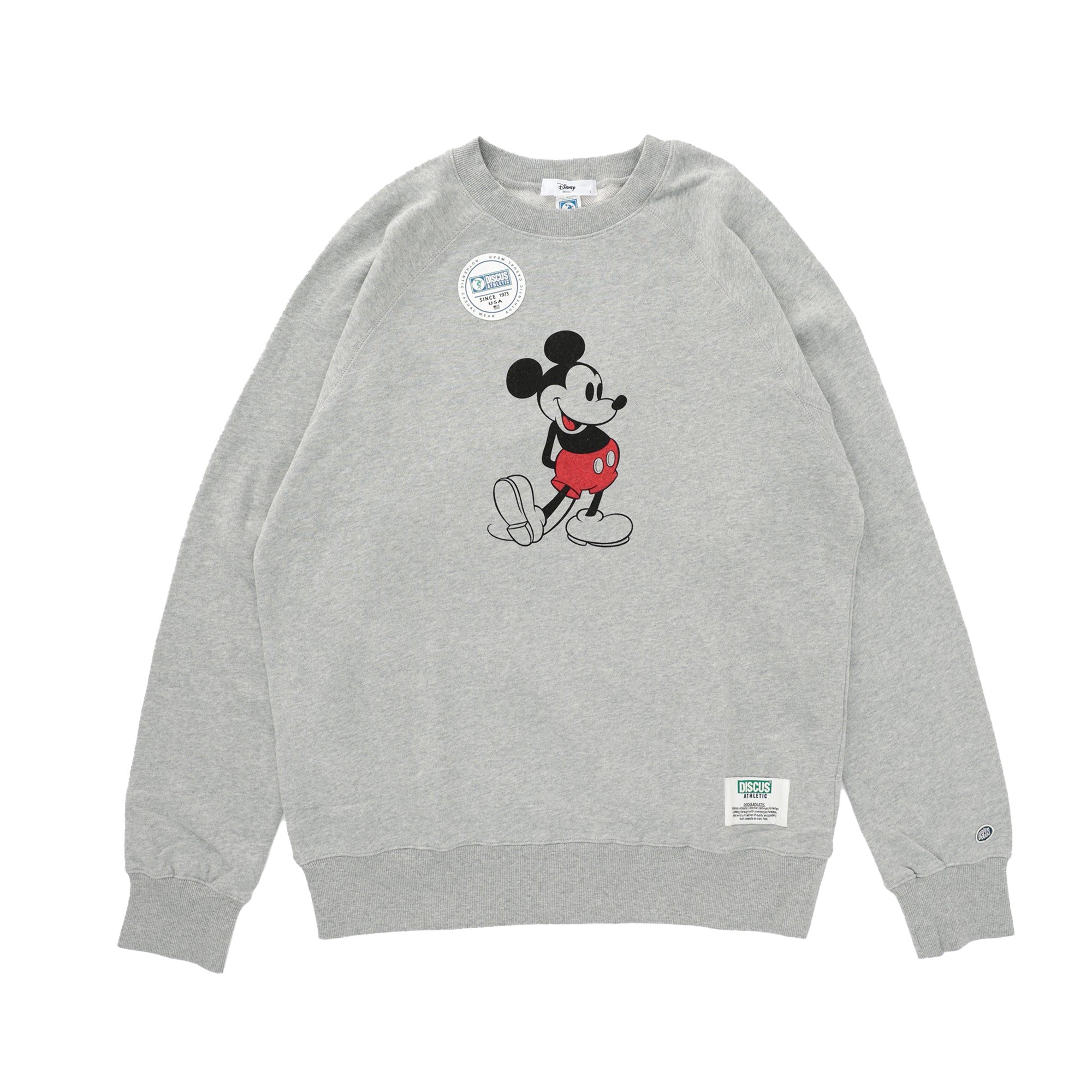 DISCUS×Disney ラグランスウェット