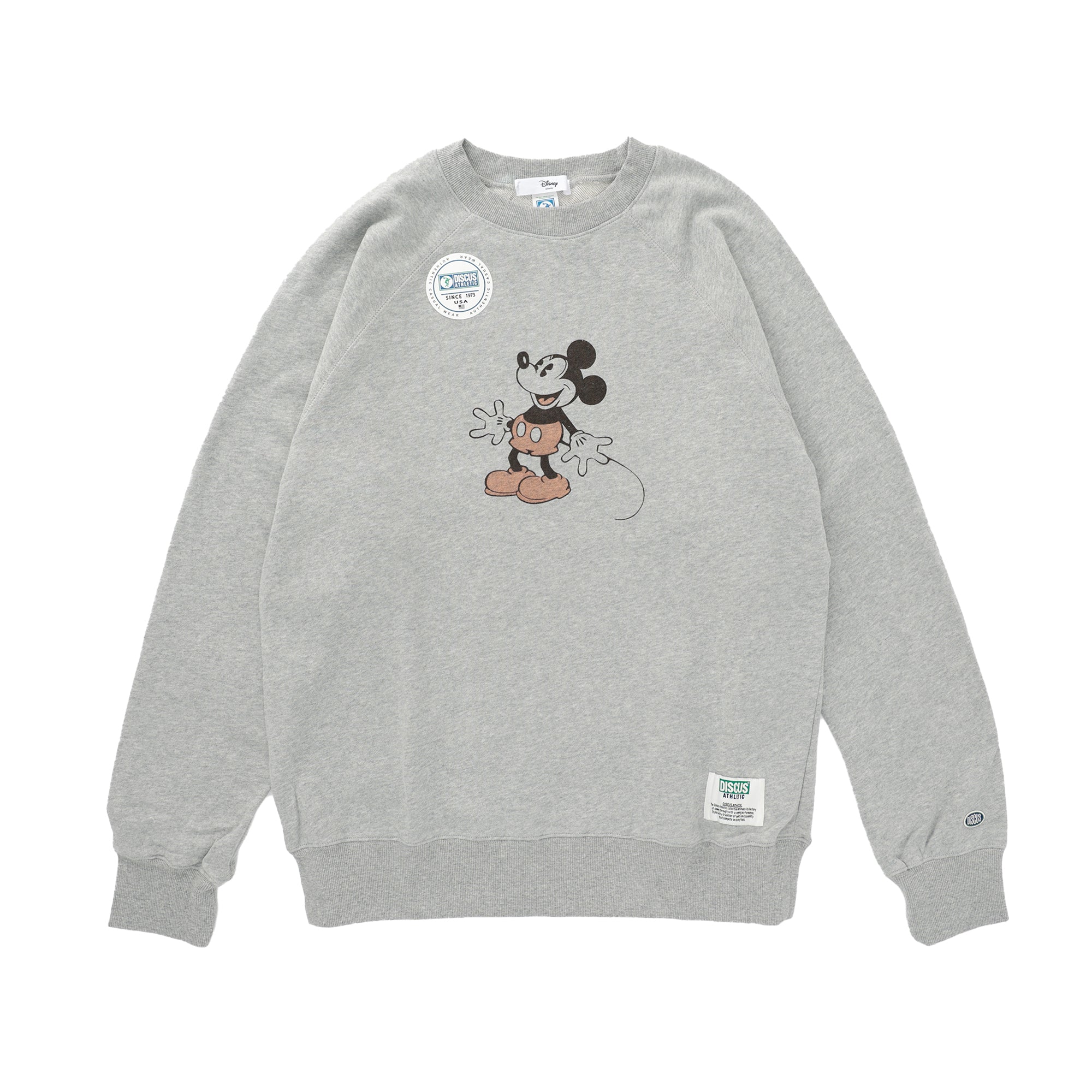 DISCUS×Disney ラグランスウェット