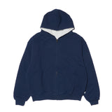 Sweat Zip Hoodie with Thermal Lining