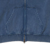 Distressed Zip Hoodie