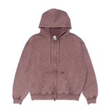 Distressed Zip Hoodie