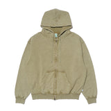 Distressed Zip Hoodie