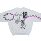 HOME ECONOMICS EXPERIMENT × Discus Fleece Crewneck Sweatshirt 【Brown】