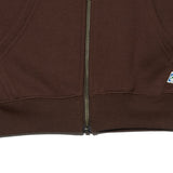HOME ECONOMICS EXPERIMENT × Discus Zip UP Fleece Hoodie【Brown】