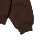 HOME ECONOMICS EXPERIMENT × Discus Zip UP Fleece Hoodie【Brown】