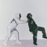 HOME ECONOMICS EXPERIMENT × Discus Zip UP Fleece Hoodie【Brown】