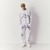 HOME ECONOMICS EXPERIMENT × Discus Fleece Crewneck Sweatshirt【Ash grey】