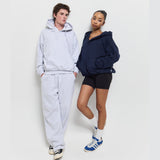 Fleece Henry Neck Hoodie