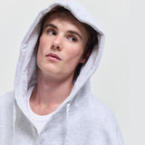 Fleece Henry Neck Hoodie