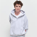 Fleece Henry Neck Hoodie