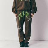 HOME ECONOMICS EXPERIMENT × Discus Casual Sweatpants【Brown】