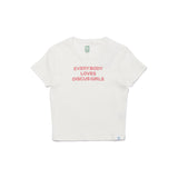 DISCUS GIRLS TWO FINGER TEE