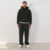 Distressed Pullover Hoodie