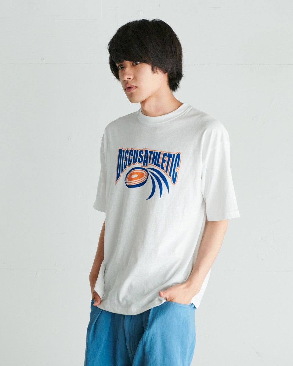 レトロプリントクルーＴシャツ