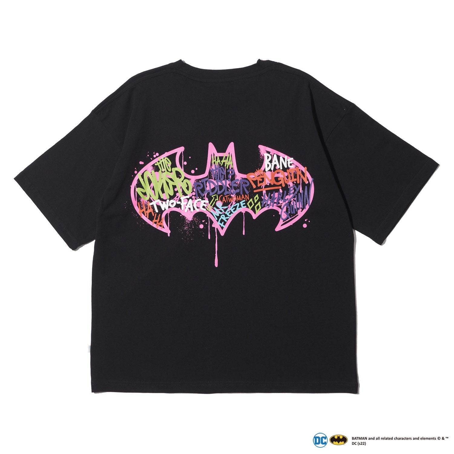 【BATMAN｜DISCUSATHLETIC】バックプリントTシャツ
