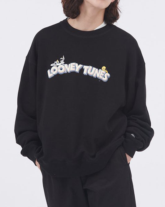 LooneyTunes ビッグシルエットプリントスウェットトレーナー