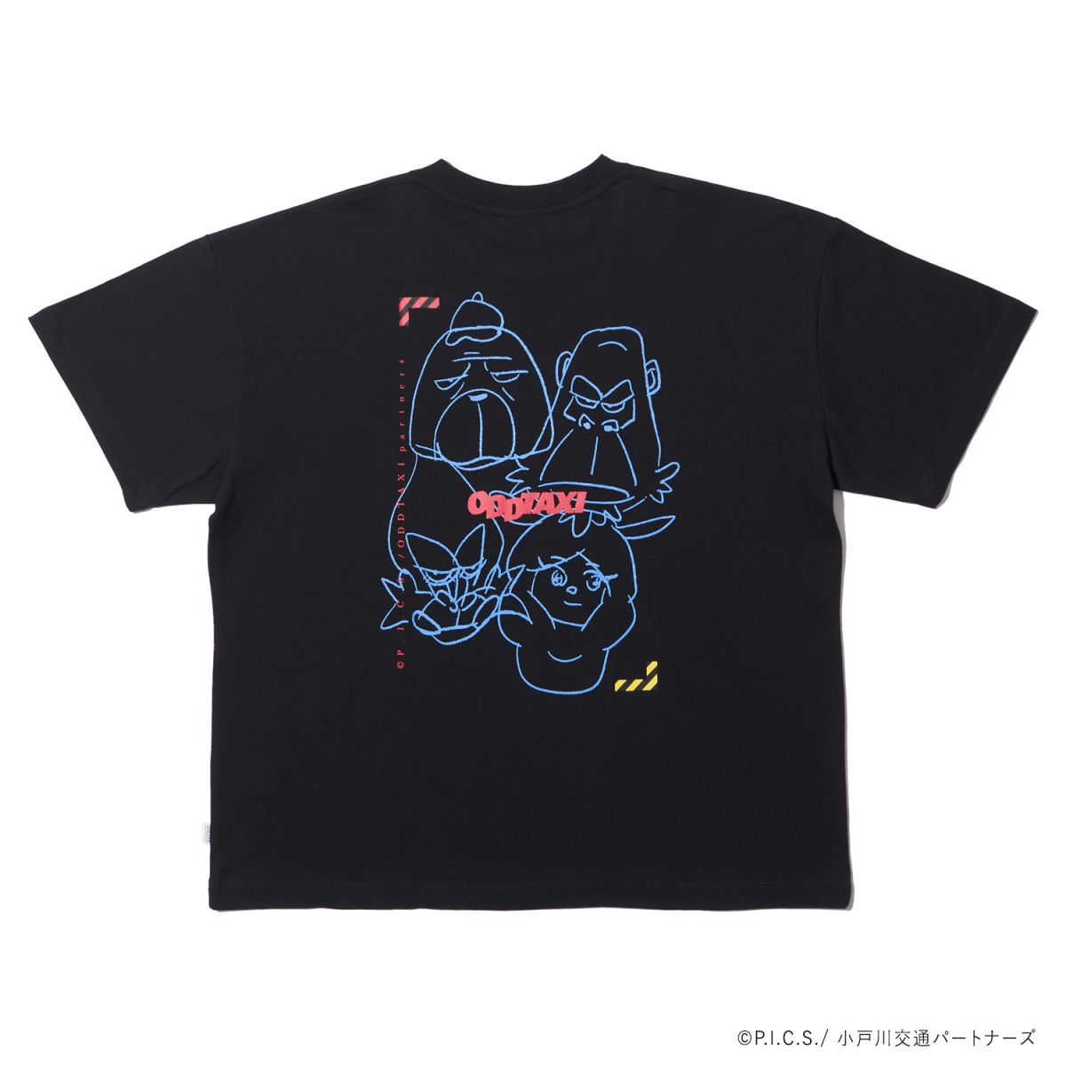 【ODDTAXI×DISCUSATHLETIC】バックプリントＴシャツ(4キャラクター)
