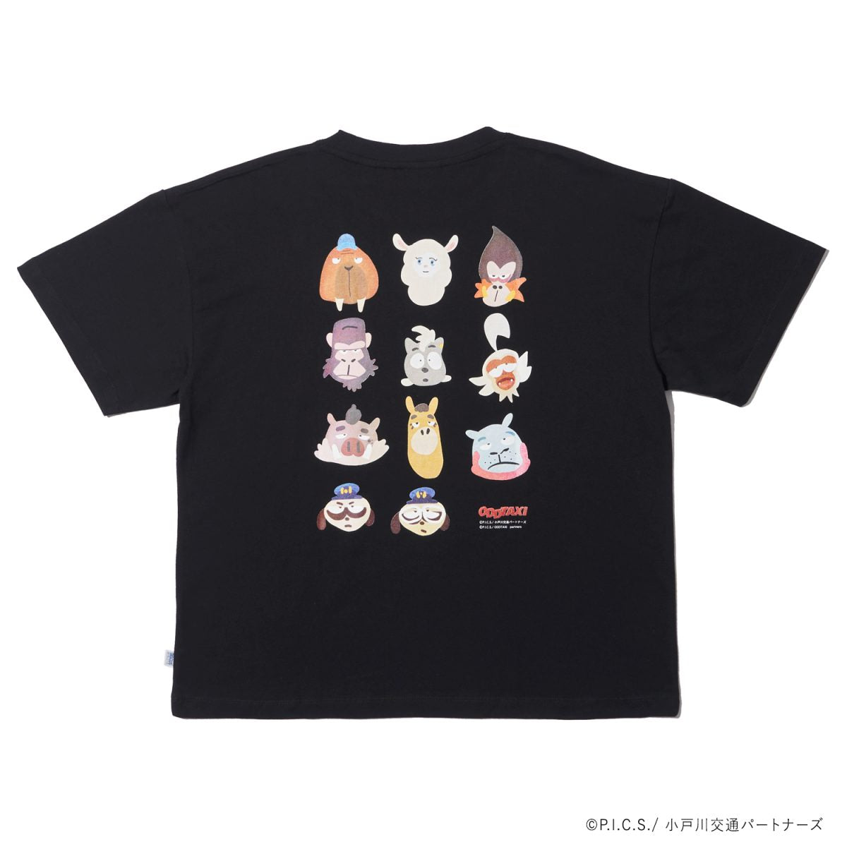 【ODDTAXI×DISCUSATHLETIC】バックプリントＴシャツ(全キャラクター)