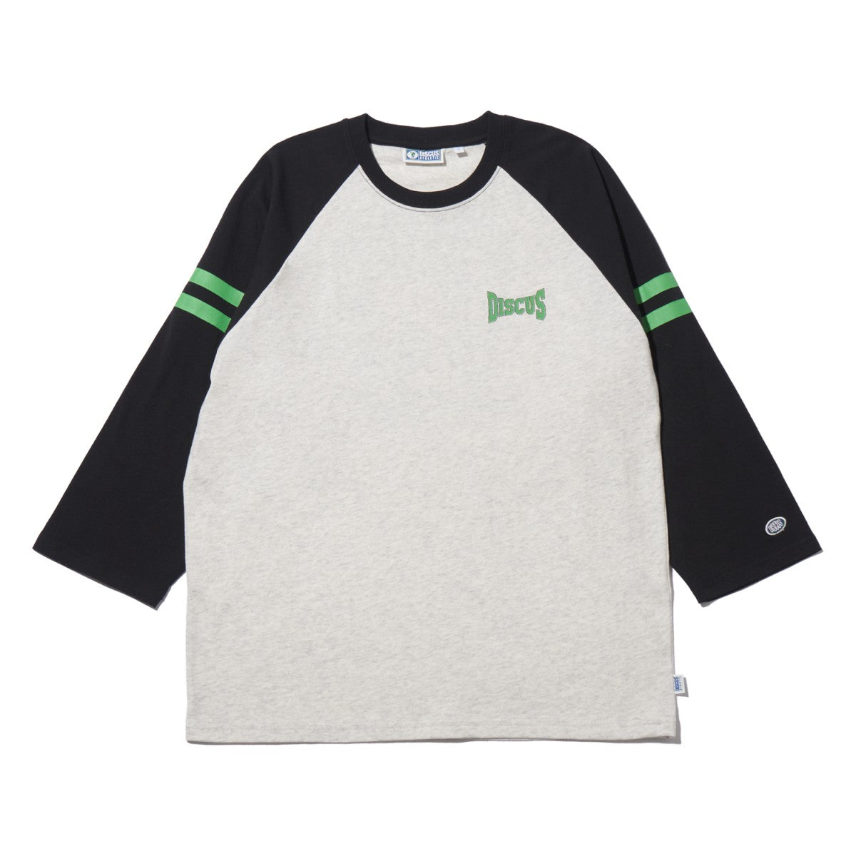 7分袖ラグラン プリントクルーＴシャツ