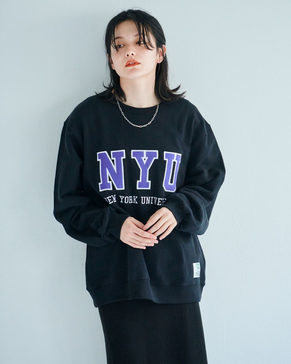 裏毛プリントクルースウェットNEWYORK